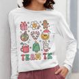 Team TK Teacher Christmas Groovy Smile Face Girl Boy Kid TK Women Long Sleeve T-Shirt, Groovy Teacher Gifts, funny design Team TK Teacher Christmas Groovy Smile Face Girl Boy Kid TK Women Long Sleeve T-Shirt, Groovy Teacher Gifts, funny design