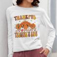 Thankful Teacher's Aide Thanksgiving Autumn Fall Women Men Women Long Sleeve T-Shirt, funny design