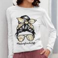 History Teacher Messy Bun Life Hair Glasses Women Long Sleeve T-Shirt, History Teacher Gifts, funny design History Teacher Messy Bun Life Hair Glasses Women Long Sleeve T-Shirt, History Teacher Gifts, funny design