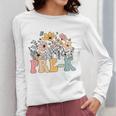 Wildflower Pre-K Preschool Team Floral Teacher Girls Women Long Sleeve T-Shirt, funny design