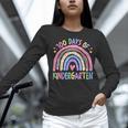 100th Day Of Kindergarten Teacher Kids 100 Days Smarter Women Long Sleeve T-Shirt, gift for family, gift for coworker 100th Day Of Kindergarten Teacher Kids 100 Days Smarter Women Long Sleeve T-Shirt, gift for family, gift for coworker
