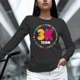 3K Team & Teacher Squad Threes Crew PreK Elementary Team Women Long Sleeve T-Shirt, gift for family, gift for coworker 3K Team & Teacher Squad Threes Crew PreK Elementary Team Women Long Sleeve T-Shirt, gift for family, gift for coworker