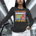 AAC Awareness AAC Teacher It's Not A Screen It's My Voice Men Women Women Long Sleeve T-Shirt, gift for family, gift for coworker