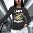 Alligator Later Gator Teacher Summer Last Day Fun Women Long Sleeve T-Shirt, gift for family, gift for coworker