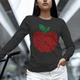 Apple Dot Pattern Art Teacher Appreciation Men Women Humor Women Long Sleeve T-Shirt, gift for family, gift for coworker Apple Dot Pattern Art Teacher Appreciation Men Women Humor Women Long Sleeve T-Shirt, gift for family, gift for coworker