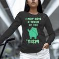Autism Awareness Neurodiversity Teacher Frog I May Have A Touch Of The Tism Neurodivergent Small Women Long Sleeve T-Shirt, gift for family, gift for coworker Autism Awareness Neurodiversity Teacher Frog I May Have A Touch Of The Tism Neurodivergent Small Women Long Sleeve T-Shirt, gift for family, gift for coworker
