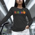 Back To School Cute Hungry Lover Fruits Teacher Women Long Sleeve T-Shirt, gift for family, gift for coworker