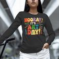Back To School Hooray It's Art Day Art Teacher Artist Women Long Sleeve T-Shirt, gift for family, gift for coworker Back To School Hooray It's Art Day Art Teacher Artist Women Long Sleeve T-Shirt, gift for family, gift for coworker