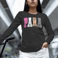 Back To School Teacher Para Preppy Checkered Para Life Women Long Sleeve T-Shirt, gift for family, gift for coworker