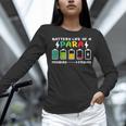 Battery Life Of a Paraprofessional Para Teacher Life Women Long Sleeve T-Shirt, gift for family, gift for coworker Battery Life Of a Paraprofessional Para Teacher Life Women Long Sleeve T-Shirt, gift for family, gift for coworker