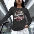 Being Bilingual Is A Superpower ESL Teacher School Women Long Sleeve T-Shirt, Esl Teacher Shirts, gift for family, gift for coworker