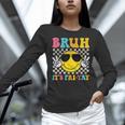Bruh It's Fri-Yay Friday Weekend Smile Face Teacher Student Women Long Sleeve T-Shirt, gift for family, gift for coworker Bruh It's Fri-Yay Friday Weekend Smile Face Teacher Student Women Long Sleeve T-Shirt, gift for family, gift for coworker