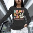 Bruh We Out Teacher Retro Last Day Of School Boys Girls Kids Women Long Sleeve T-Shirt, gift for family, gift for coworker Bruh We Out Teacher Retro Last Day Of School Boys Girls Kids Women Long Sleeve T-Shirt, gift for family, gift for coworker