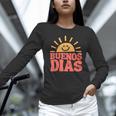 Buenos Dias Spanish Teacher Appreciation Back To School Women Long Sleeve T-Shirt, gift for family, gift for coworker Buenos Dias Spanish Teacher Appreciation Back To School Women Long Sleeve T-Shirt, gift for family, gift for coworker
