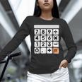 Calculator Easy Halloween Costume For Math Teacher Women Long Sleeve T-Shirt, gift for family, gift for coworker
