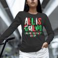 All Calm Said No Teacher Teacher Christmas Lights Women Long Sleeve T-Shirt, gift for family, gift for coworker