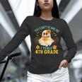 You Can't Scare Me I Teach 4th Grade Halloween Teacher Ghost Women Long Sleeve T-Shirt, 4th Grade Teacher Shirts, gift for family, gift for coworker