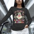 You Can't Scare Me I Teach Elementary School Teacher Spooky Women Long Sleeve T-Shirt, gift for family, gift for coworker