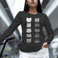 Cat Themed Artist Value Scale Educational Art Teacher Women Long Sleeve T-Shirt, gift for family, gift for coworker Cat Themed Artist Value Scale Educational Art Teacher Women Long Sleeve T-Shirt, gift for family, gift for coworker