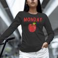 Caterpillar Friday Fruit Kindergarten Teacher Men Women Kids Women Long Sleeve T-Shirt, gift for family, gift for coworker Caterpillar Friday Fruit Kindergarten Teacher Men Women Kids Women Long Sleeve T-Shirt, gift for family, gift for coworker