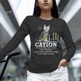Cation Chemistry Humor Science Teacher Cat Pun Women Long Sleeve T-Shirt, Science Teacher Shirts, gift for family, gift for coworker