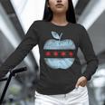 Chicago Flag Teacher School Cute Women Long Sleeve T-Shirt, gift for family, gift for coworker Chicago Flag Teacher School Cute Women Long Sleeve T-Shirt, gift for family, gift for coworker