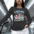 Chillin With My Snowmie Women Christmas Snowman Teacher Snow Women Long Sleeve T-Shirt, gift for family, gift for coworker Chillin With My Snowmie Women Christmas Snowman Teacher Snow Women Long Sleeve T-Shirt, gift for family, gift for coworker