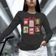 Christmas Teacher Stamps Women Long Sleeve T-Shirt, gift for family, gift for coworker Christmas Teacher Stamps Women Long Sleeve T-Shirt, gift for family, gift for coworker