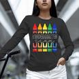 Colorful Crayon Kindergarten Team Tee For Teachers Students Men Women Kids Women Long Sleeve T-Shirt, gift for family, gift for coworker Colorful Crayon Kindergarten Team Tee For Teachers Students Men Women Kids Women Long Sleeve T-Shirt, gift for family, gift for coworker