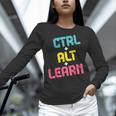 Computer Teacher Back To School Kids Ctrl Alt Learn Women Long Sleeve T-Shirt, gift for family, gift for coworker