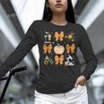 Coquette Bow Fall Science Teacher Stem Teacher Thanksgiving Women Long Sleeve T-Shirt, Science Teacher Shirts, gift for family, gift for coworker