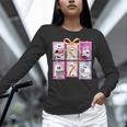 Coquette Bow Spooky Teacher Ghost Halloween Trick Or Teach Women Long Sleeve T-Shirt, gift for family, gift for coworker Coquette Bow Spooky Teacher Ghost Halloween Trick Or Teach Women Long Sleeve T-Shirt, gift for family, gift for coworker