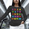 Counting 1-10 Learn To Count Number School Kids Teacher Women Long Sleeve T-Shirt, gift for family, gift for coworker Counting 1-10 Learn To Count Number School Kids Teacher Women Long Sleeve T-Shirt, gift for family, gift for coworker
