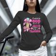 Created By God Called To Teacher Jesus Christian Teacher Women Long Sleeve T-Shirt, gift for family, gift for coworker