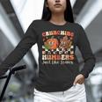 Crunching Numbers Just Like Leaves Pumpkin Fall Teacher Women Long Sleeve T-Shirt, gift for family, gift for coworker