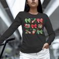 Cute Coquette Pencil Bow Christmas School Teacher Student Women Long Sleeve T-Shirt, gift for family, gift for coworker Cute Coquette Pencil Bow Christmas School Teacher Student Women Long Sleeve T-Shirt, gift for family, gift for coworker