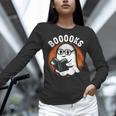 Cute Ghost Book Reading Books Lover Retro Halloween Teacher Women Long Sleeve T-Shirt, gift for family, gift for coworker Cute Ghost Book Reading Books Lover Retro Halloween Teacher Women Long Sleeve T-Shirt, gift for family, gift for coworker