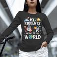 Cute School Teacher My Students Are Out Of This World Space Women Long Sleeve T-Shirt, gift for family, gift for coworker Cute School Teacher My Students Are Out Of This World Space Women Long Sleeve T-Shirt, gift for family, gift for coworker