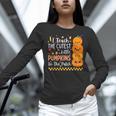 Cute Teacher Halloween For Women Men Teacher Pumpkin Women Long Sleeve T-Shirt, gift for family, gift for coworker