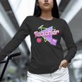 Cute Teacher Shirt 80's 90's Style Retro Old School Teacher For Men Women Women Long Sleeve T-Shirt, gift for family, gift for coworker