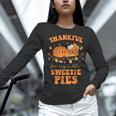Cute Thanksgiving Teacher Thankful For My Sweetie Pies Mom Women Long Sleeve T-Shirt, gift for family, gift for coworker