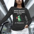 Dinosaur Thesaurus Grammar Joke Teacher Women Long Sleeve T-Shirt, gift for family, gift for coworker Dinosaur Thesaurus Grammar Joke Teacher Women Long Sleeve T-Shirt, gift for family, gift for coworker