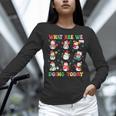What Are We Doing Today PE Teacher Snowman Christmas Women Long Sleeve T-Shirt, Pe Teacher Shirts, gift for family, gift for coworker