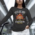 Lets Eat Kids Punctuation Saves Lives Thanksgiving Teacher Women Long Sleeve T-Shirt, gift for family, gift for coworker