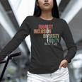 Equality Inclusion Diversity Equity Love Never Fails Teacher Women Long Sleeve T-Shirt, gift for family, gift for coworker Equality Inclusion Diversity Equity Love Never Fails Teacher Women Long Sleeve T-Shirt, gift for family, gift for coworker