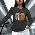Fall Book Pumpkin Retro Reading Halloween Teacher Librarian Women Long Sleeve T-Shirt, gift for family, gift for coworker