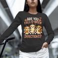 Are You Fall O Ween Directions Teacher Halloween Dog Ghost Women Long Sleeve T-Shirt, gift for family, gift for coworker