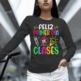 Feliz Primer Dia De Clases Kids Girl Teacher Spanish School Women Long Sleeve T-Shirt, gift for family, gift for coworker Feliz Primer Dia De Clases Kids Girl Teacher Spanish School Women Long Sleeve T-Shirt, gift for family, gift for coworker