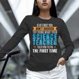 If At First You Don't Succeed Try Doing What Science Teacher Women Long Sleeve T-Shirt, Science Teacher Shirts, gift for family, gift for coworker