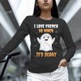 French Teacher Halloween French Class School Women Long Sleeve T-Shirt, gift for family, gift for coworker